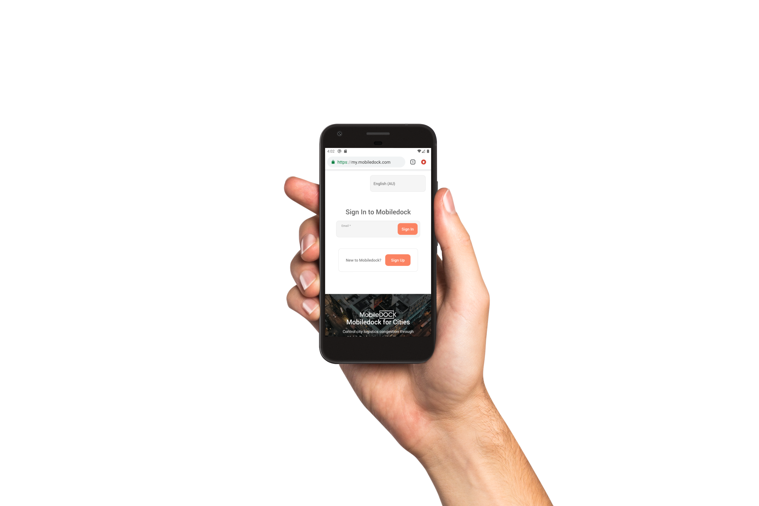 screenshot of Mobiledock