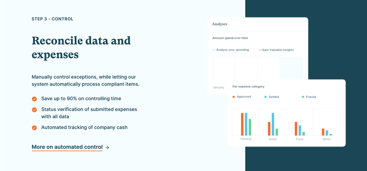 screenshot of Mobilexpense