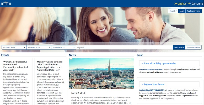 screenshot of Mobility-Online