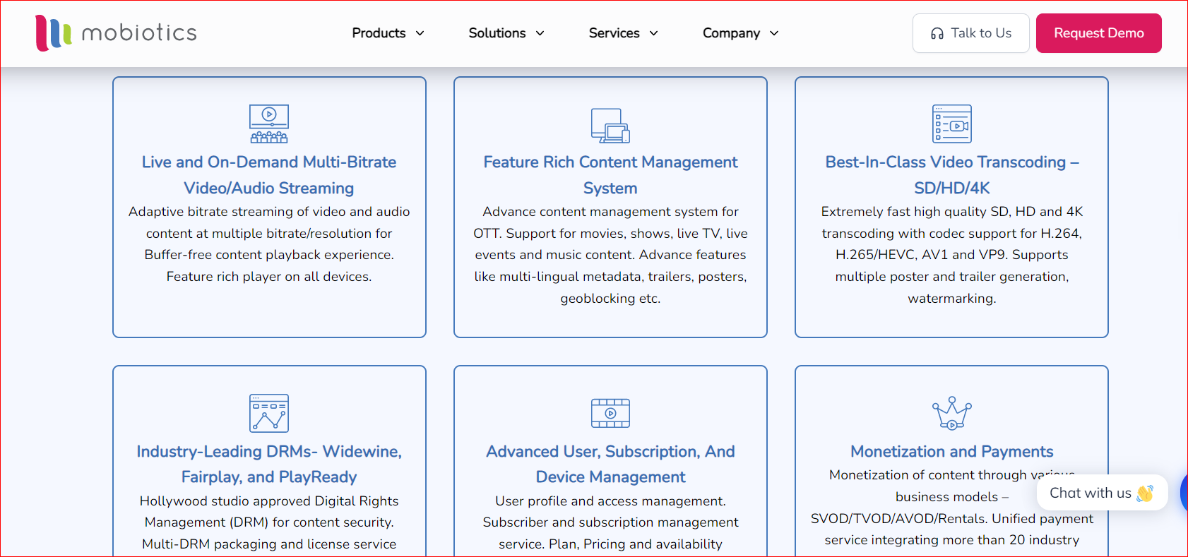 screenshot of Mobiotics