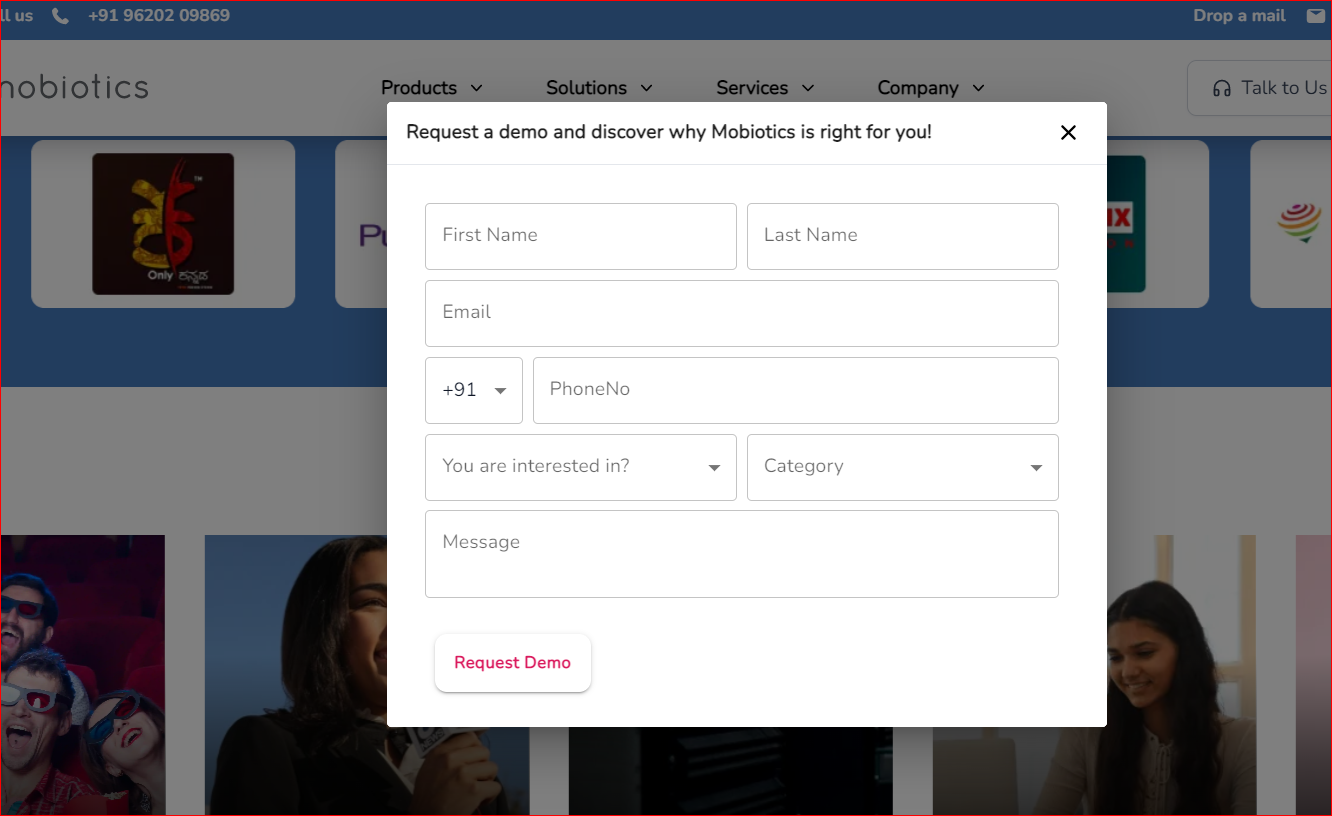 screenshot of Mobiotics