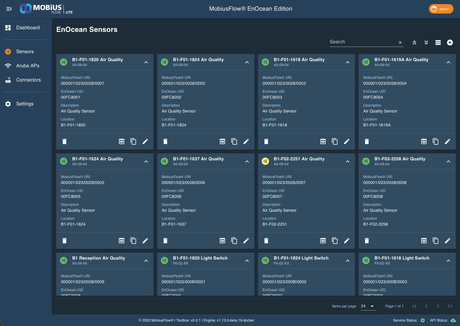 screenshot of MobiusFlow