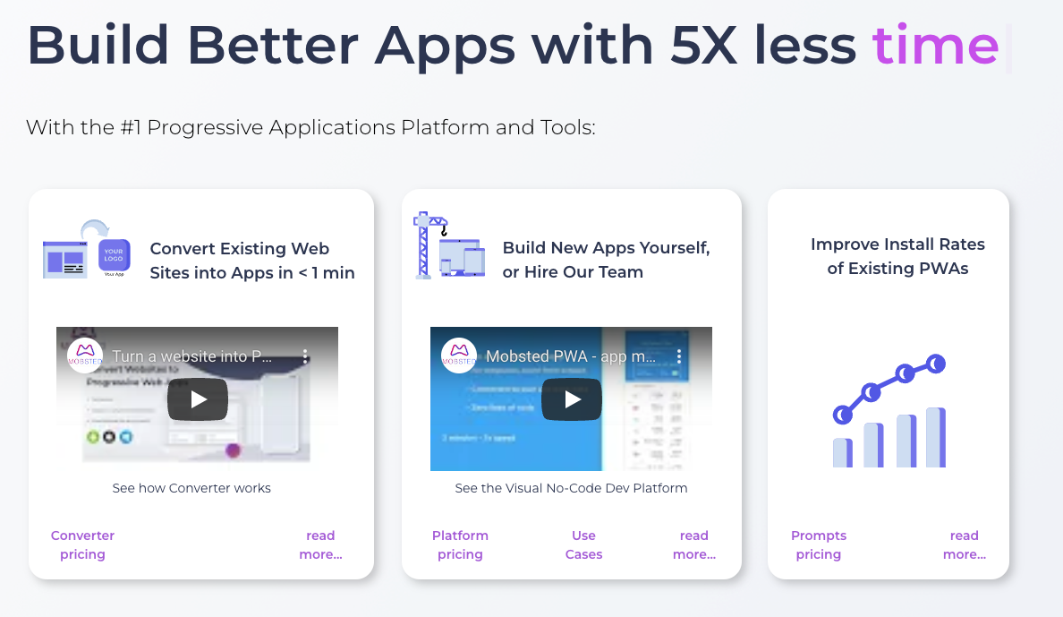 screenshot of Mobsted