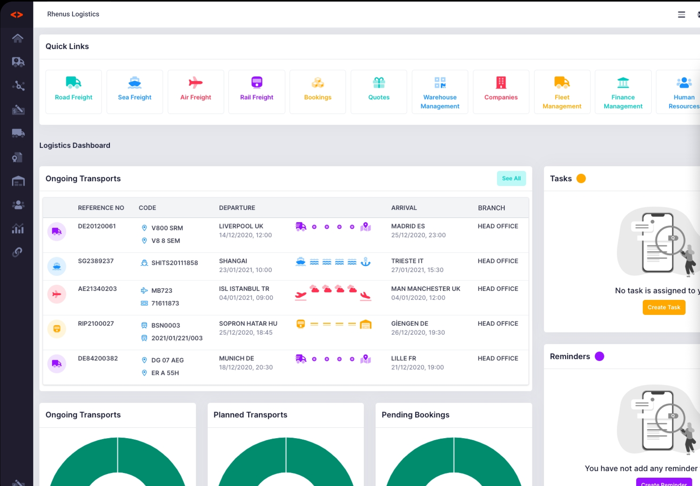 screenshot of Modaltrans