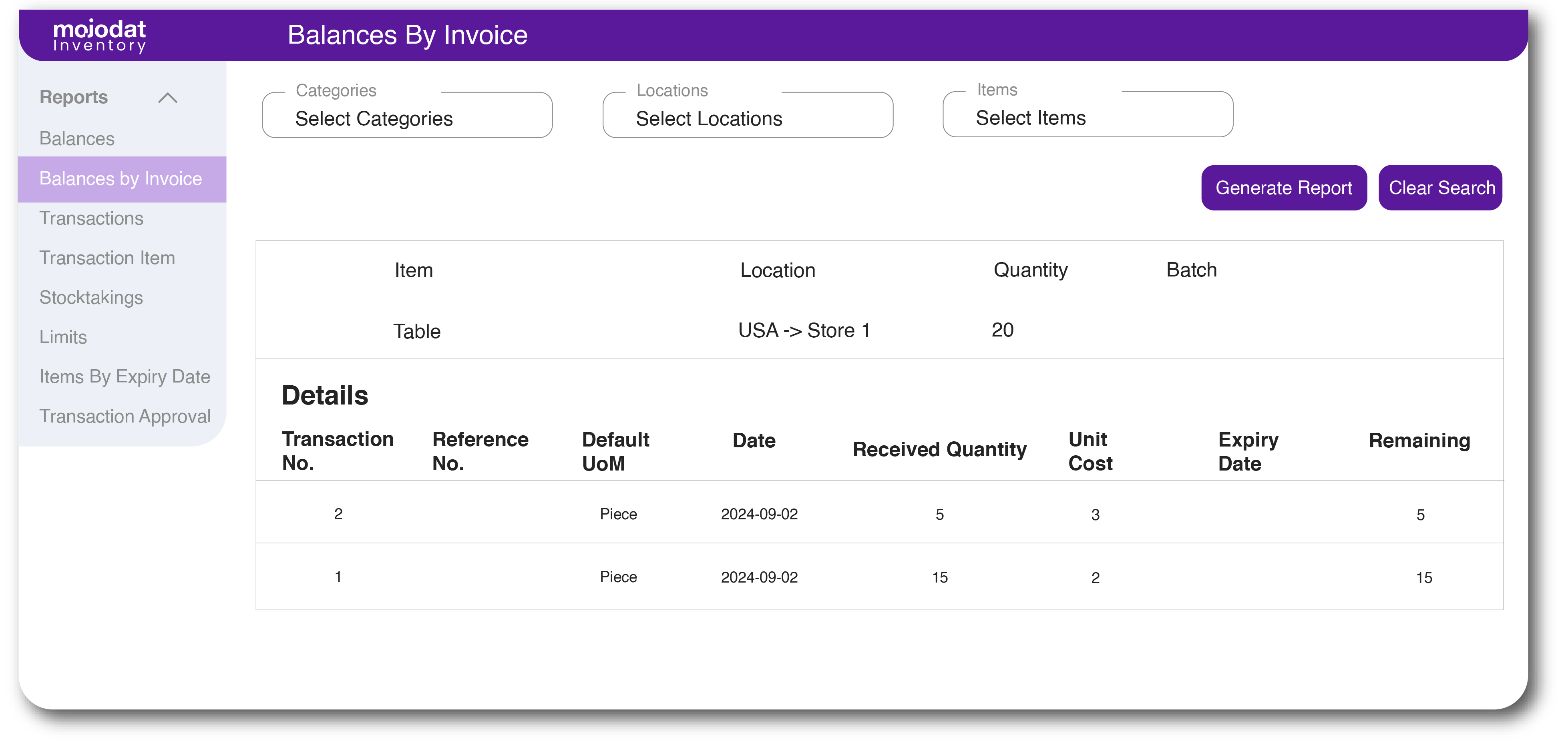 screenshot of Mojodat
