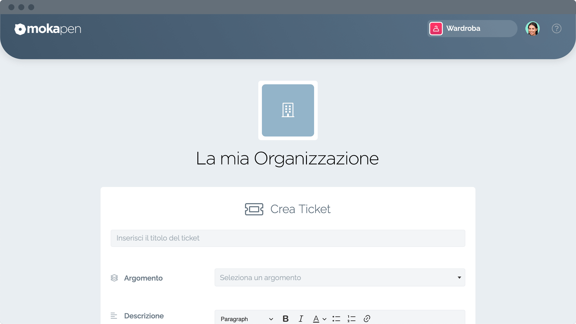 screenshot of Mokapen