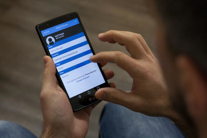 screenshot of MonClubSportif