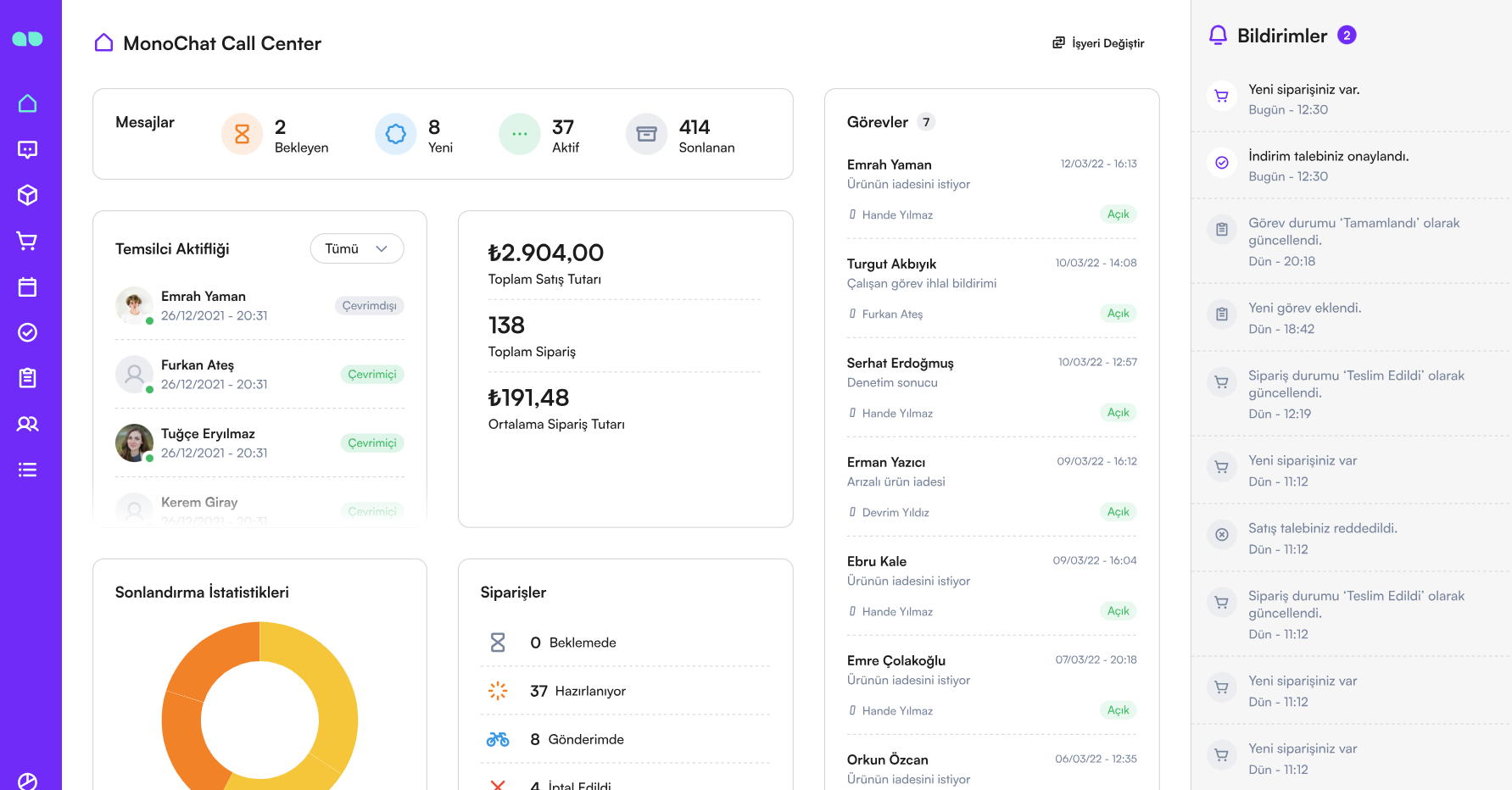 screenshot of MonoChat