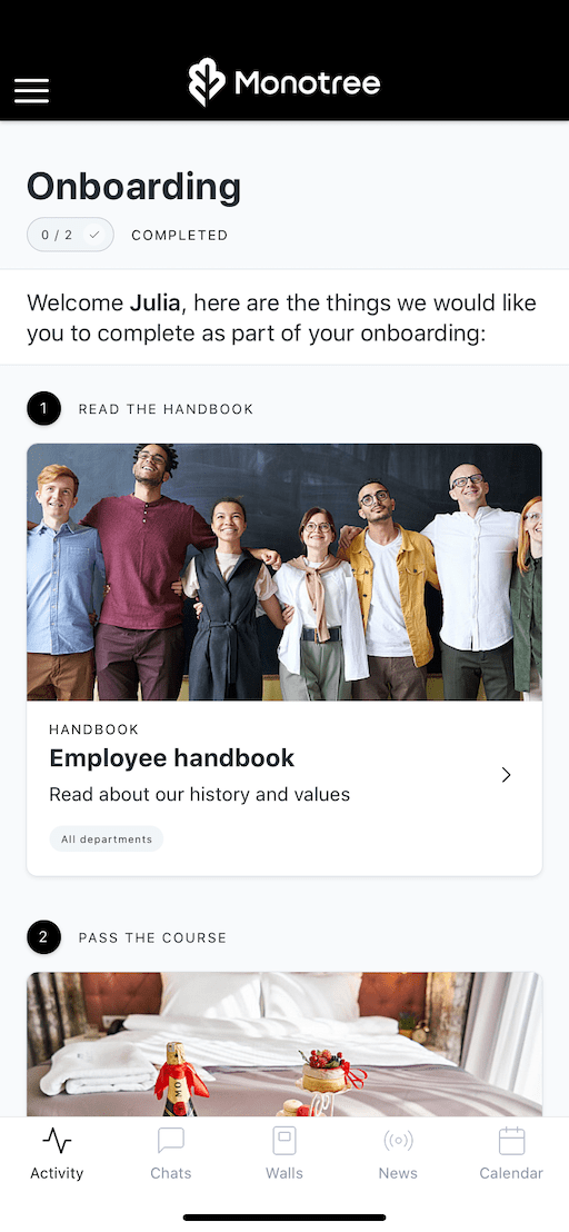 screenshot of Monotree