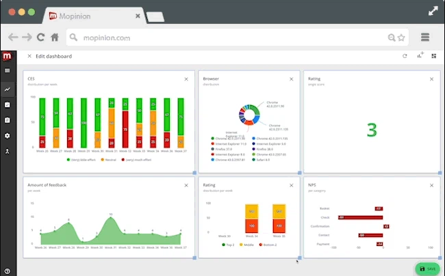 screenshot of Mopinion