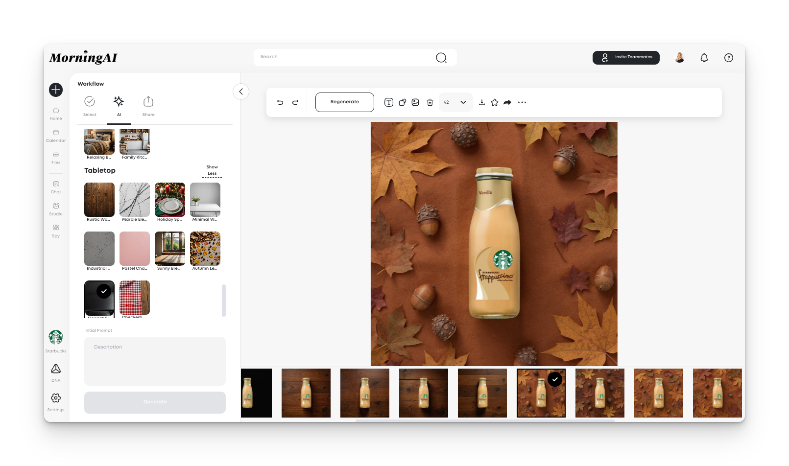 screenshot of MorningAI