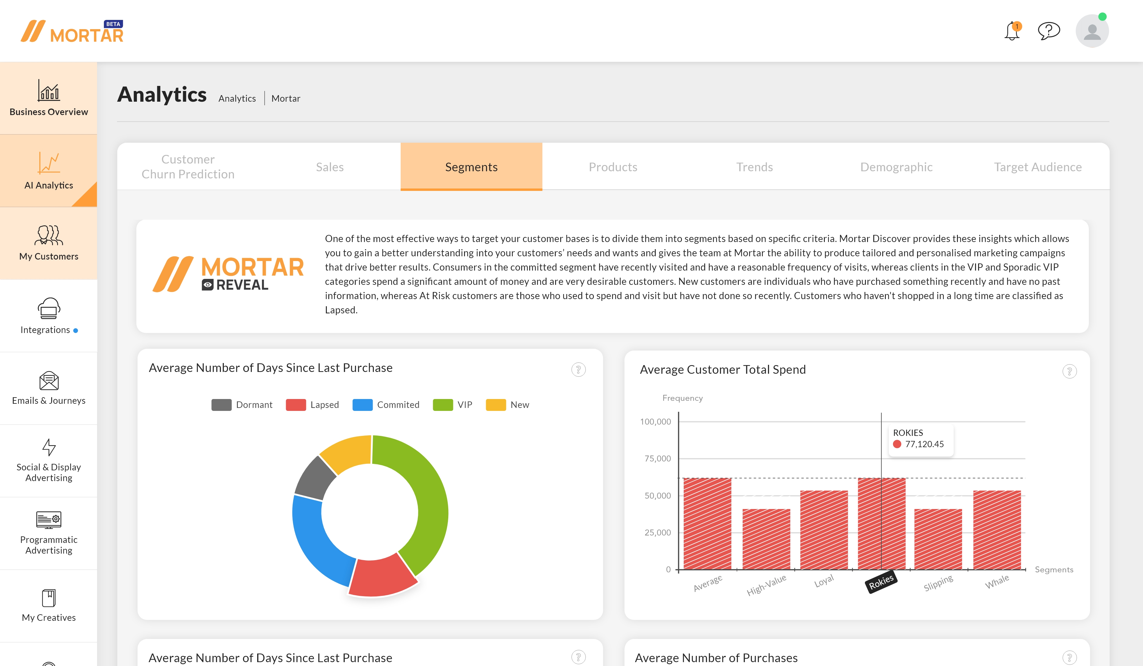 screenshot of Mortar