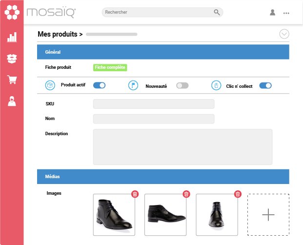 screenshot of Mosaiq