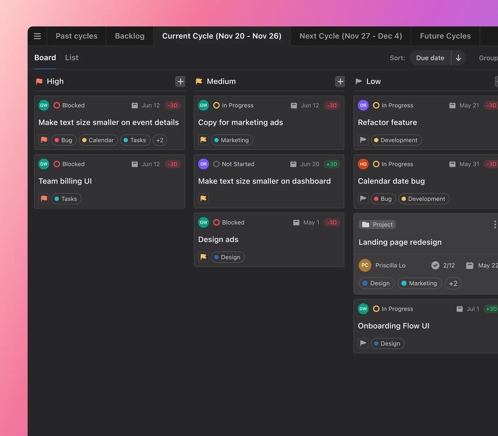 screenshot of Motion