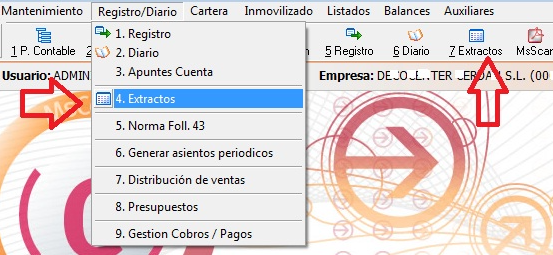screenshot of MsConta
