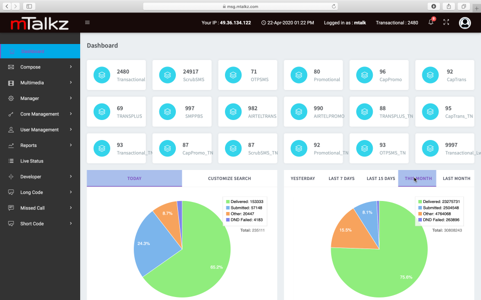 screenshot of Mtalkz