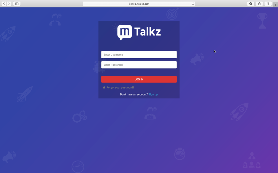 screenshot of Mtalkz