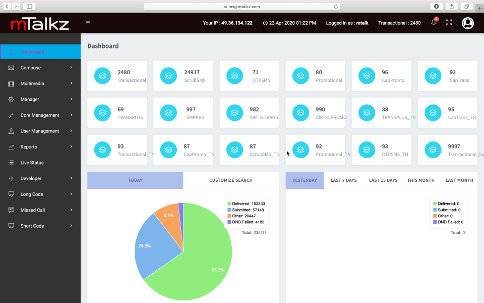 screenshot of Mtalkz