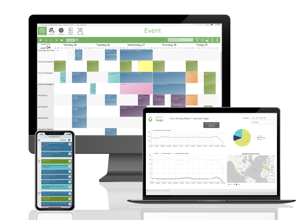 screenshot of Multi-Planning