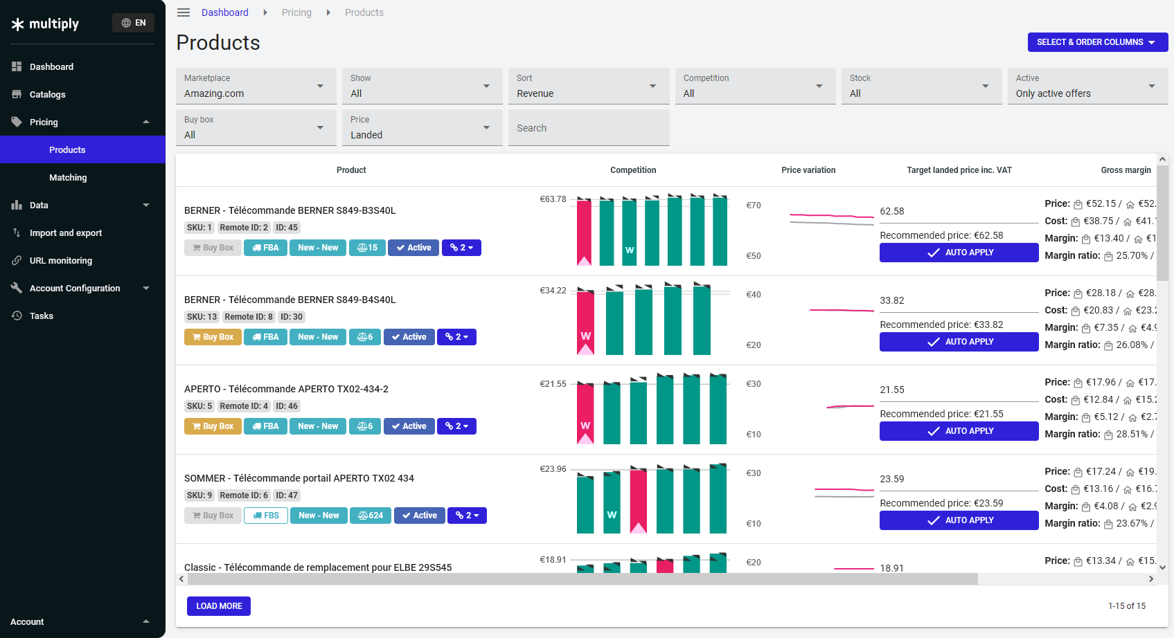 screenshot of Multiply