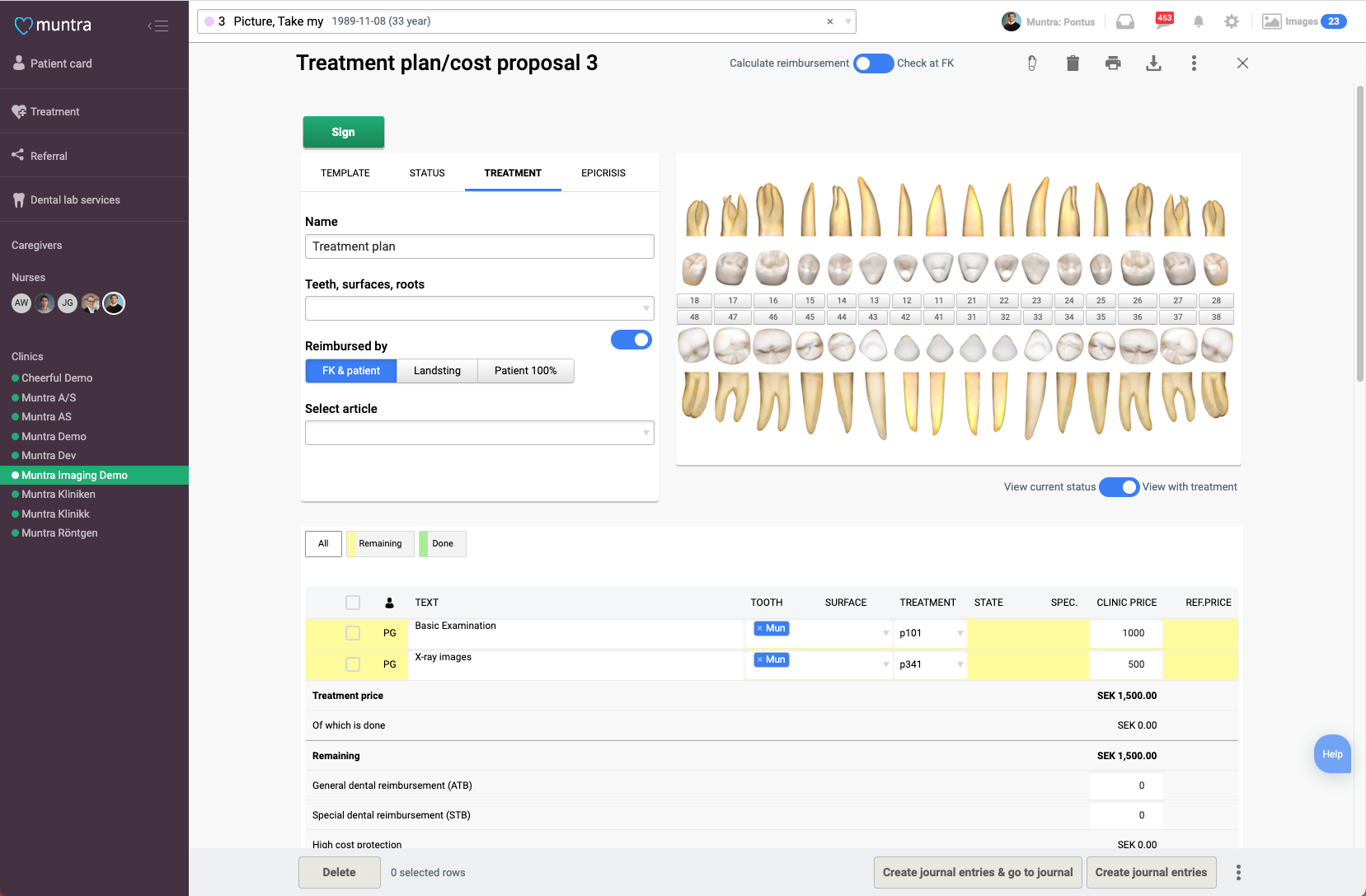 screenshot of Muntra