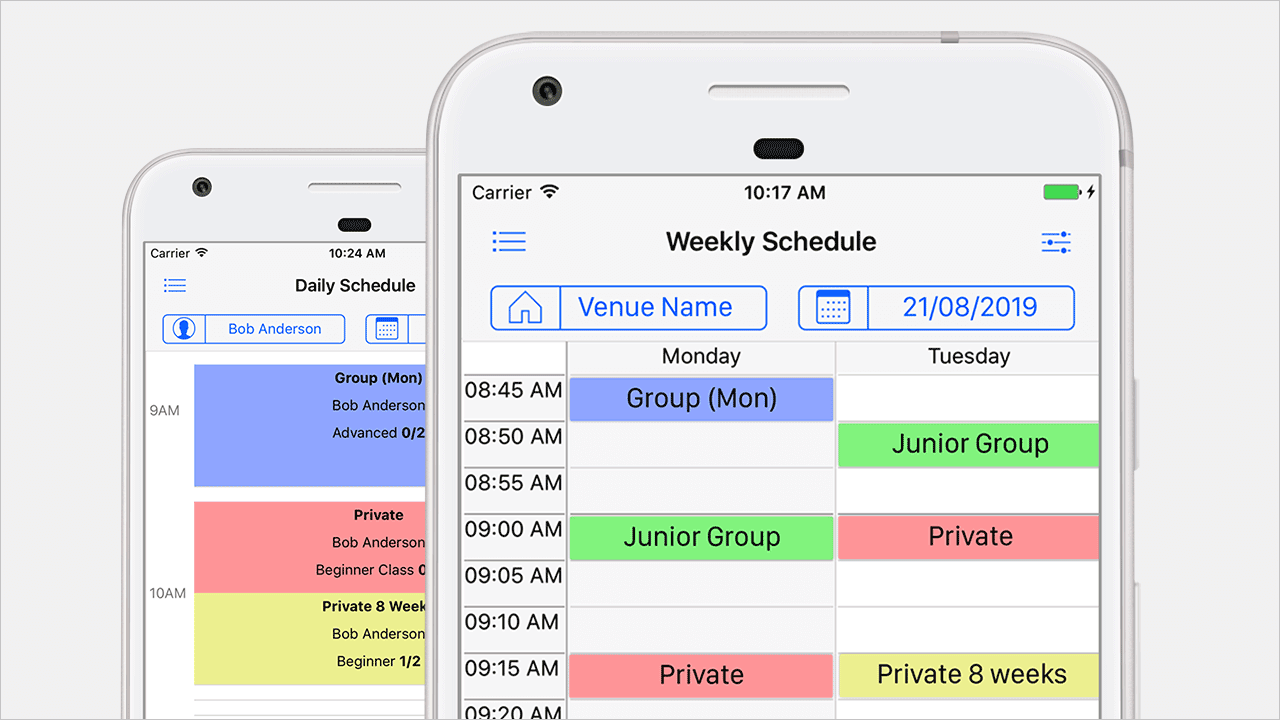 screenshot of MusicBiz