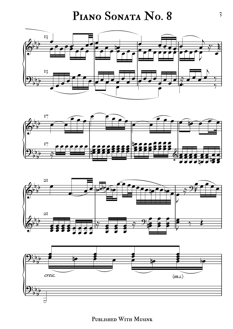 screenshot of Musink