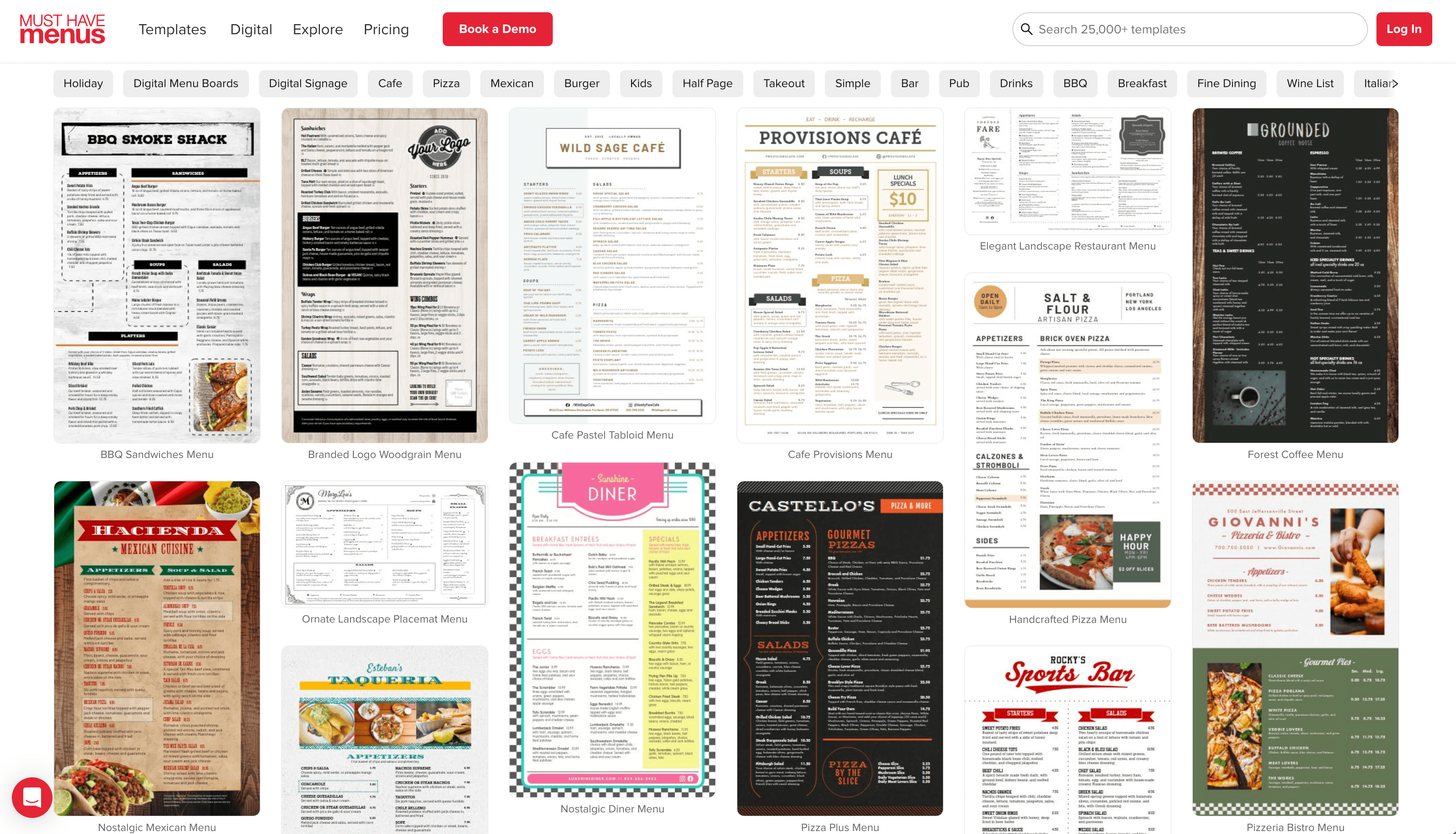 screenshot of MustHaveMenus