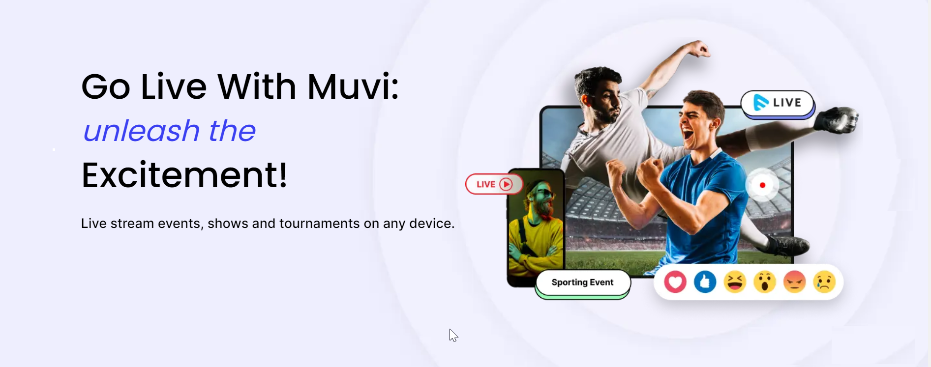 screenshot of Muvi