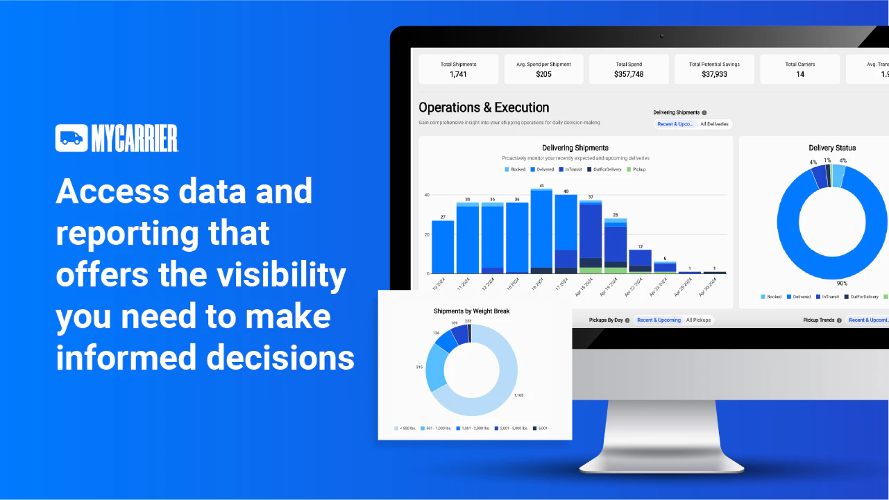 screenshot of MyCarrierTMS