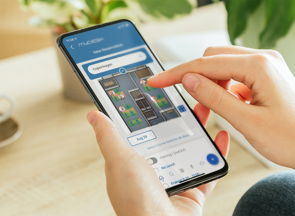 screenshot of MyDesk