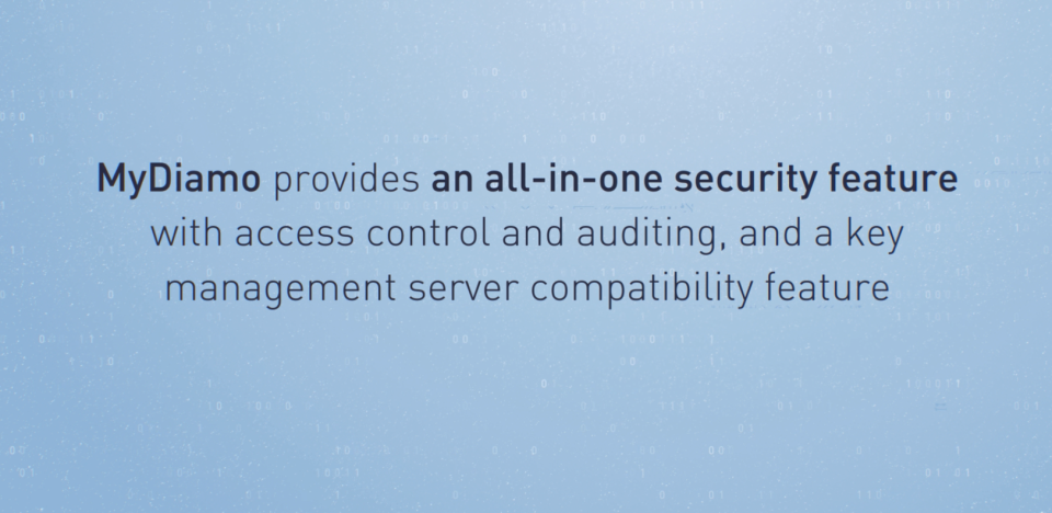 screenshot of MyDiamo