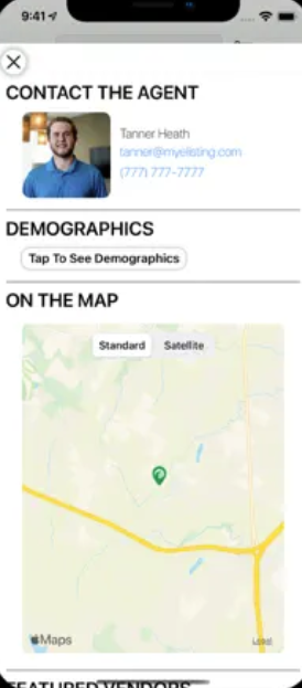 screenshot of MyEListing