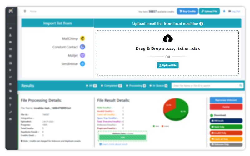 screenshot of MyEmailVerifier
