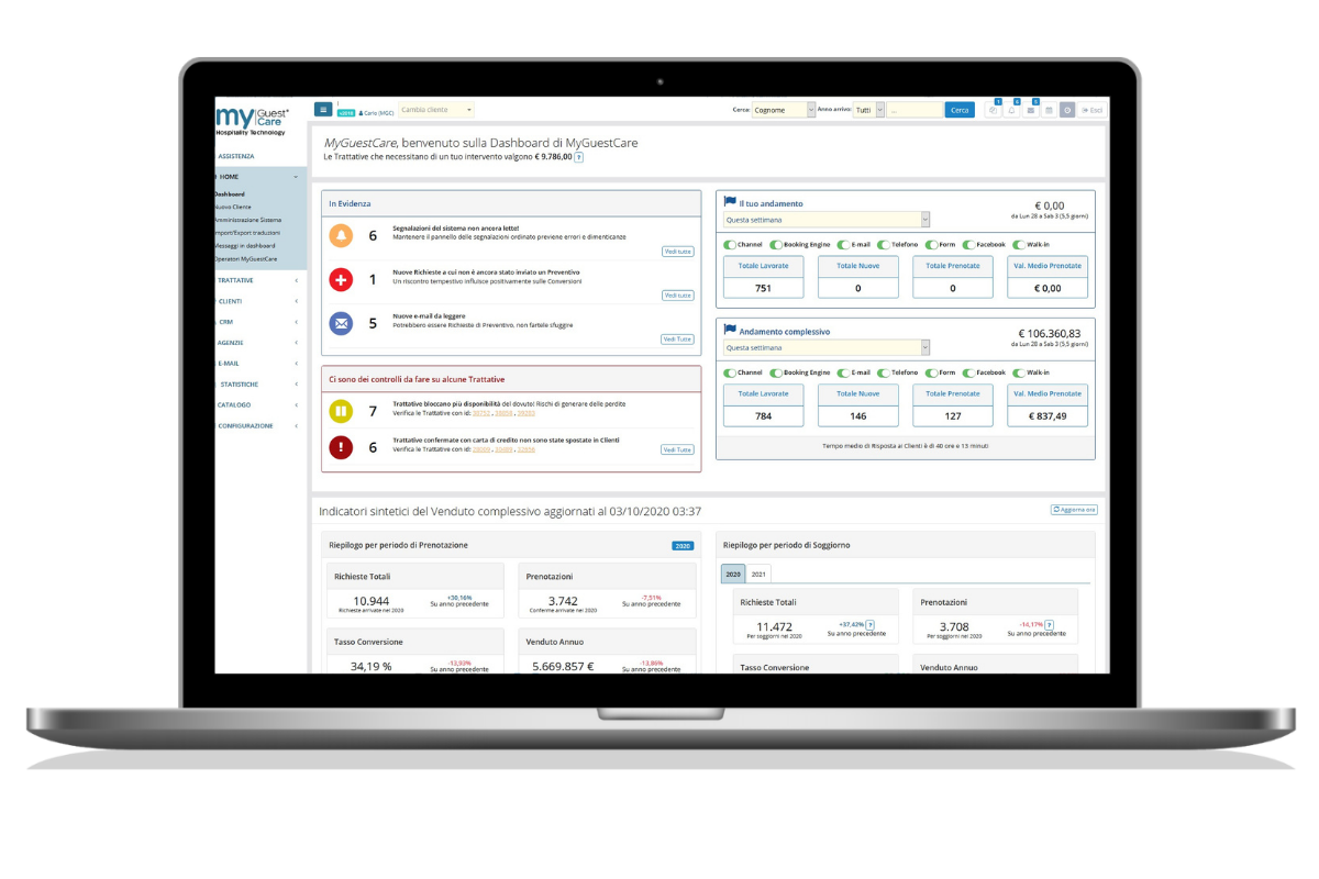 screenshot of MyGuestCare