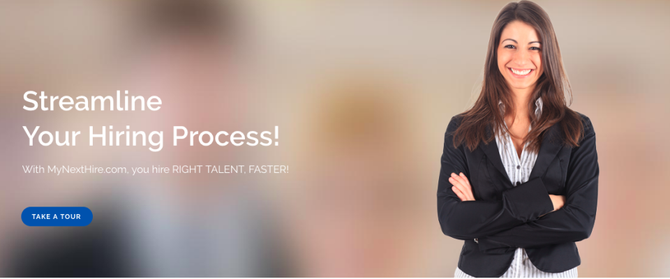 screenshot of MyNextHire