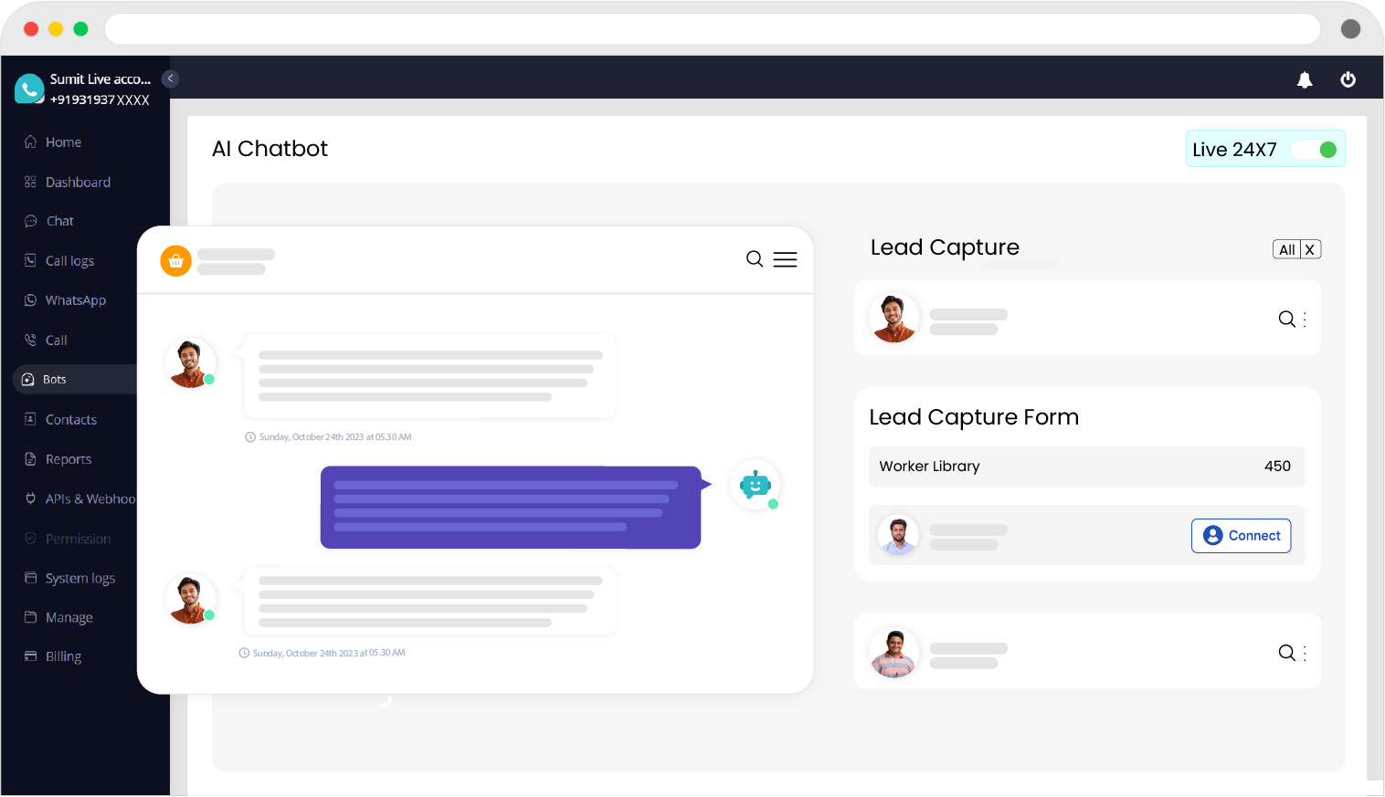 screenshot of MyOperator