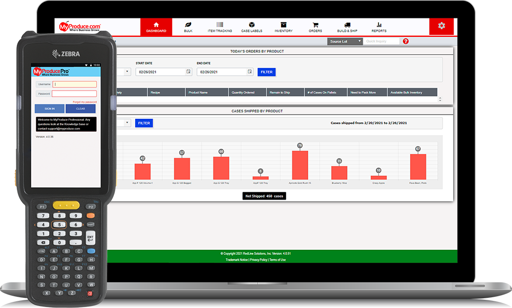 screenshot of MyProduce.com