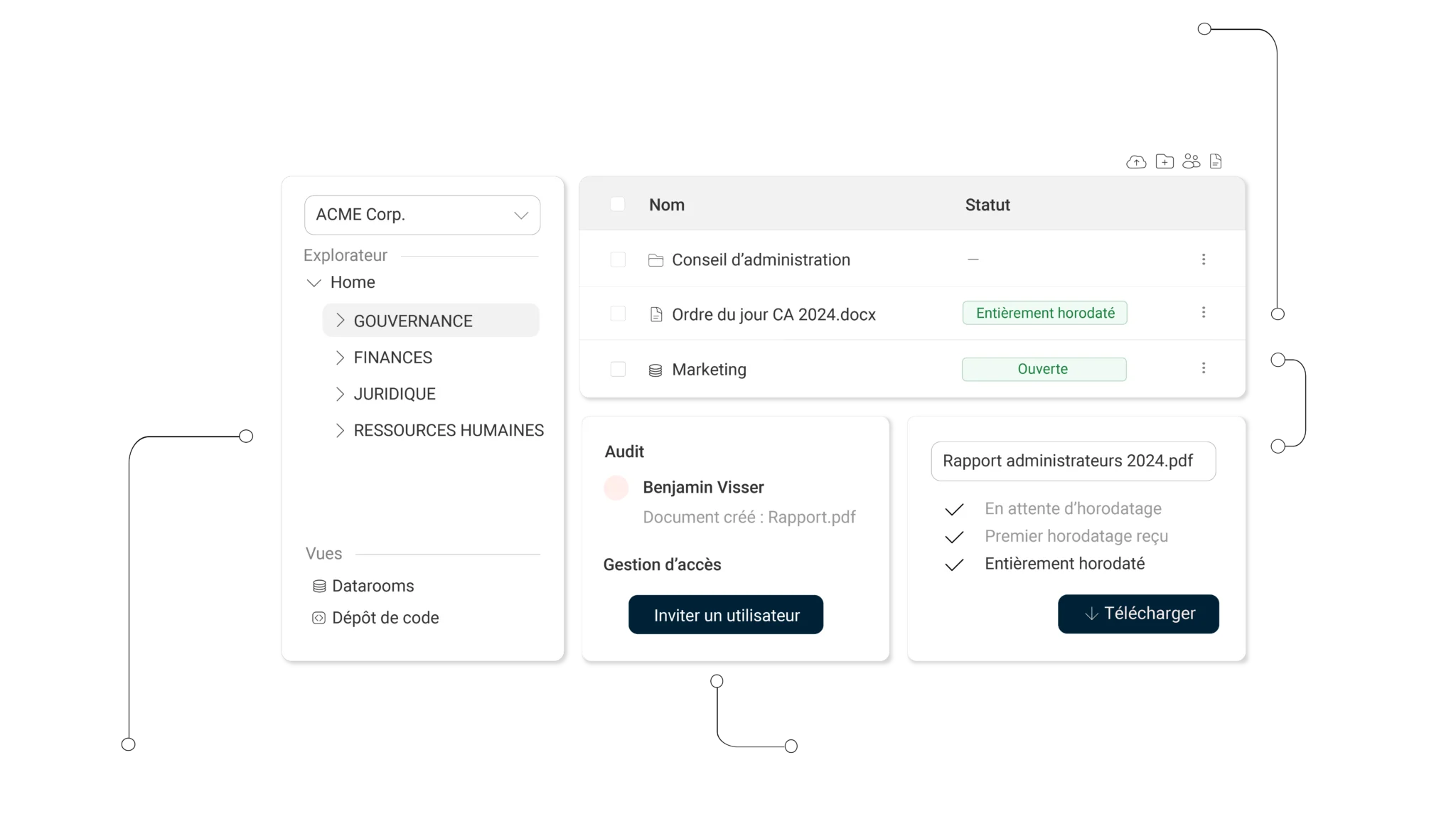 screenshot of MyProof