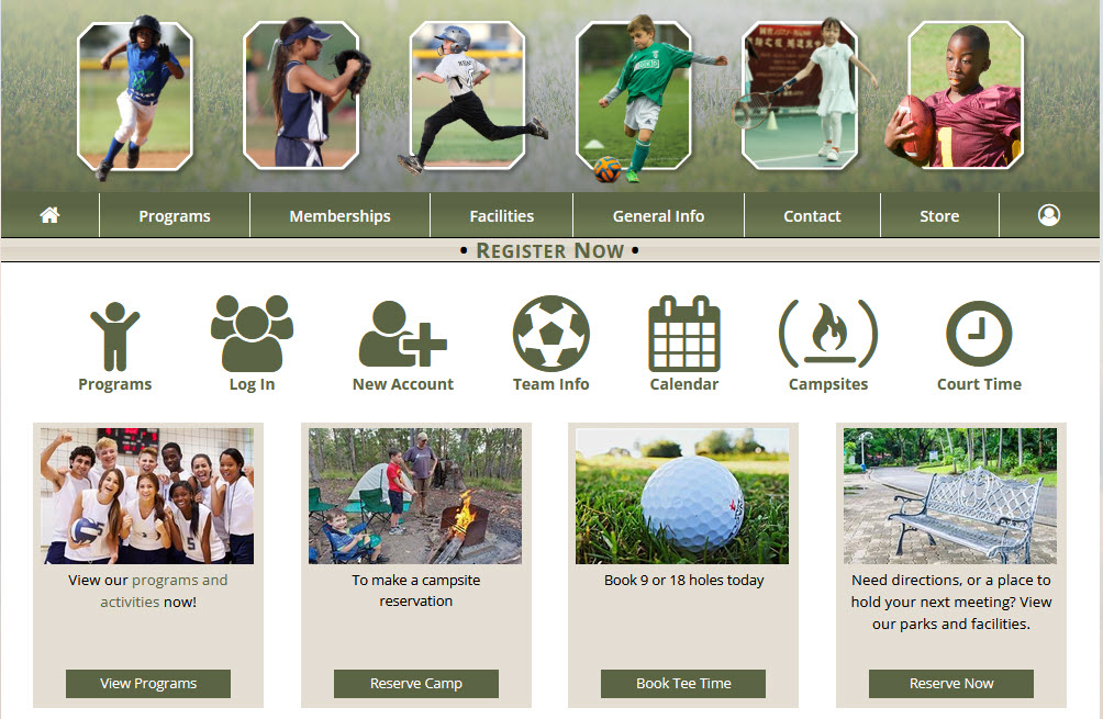 screenshot of MyRec.com