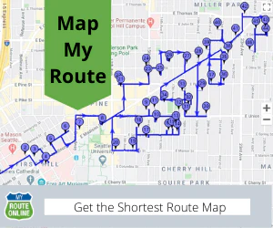 screenshot of MyRouteOnline