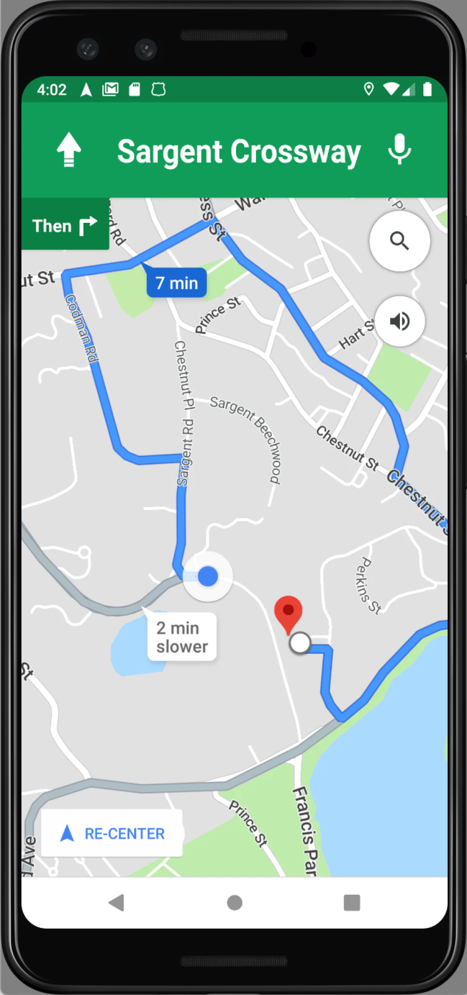 screenshot of MyRouteOnline