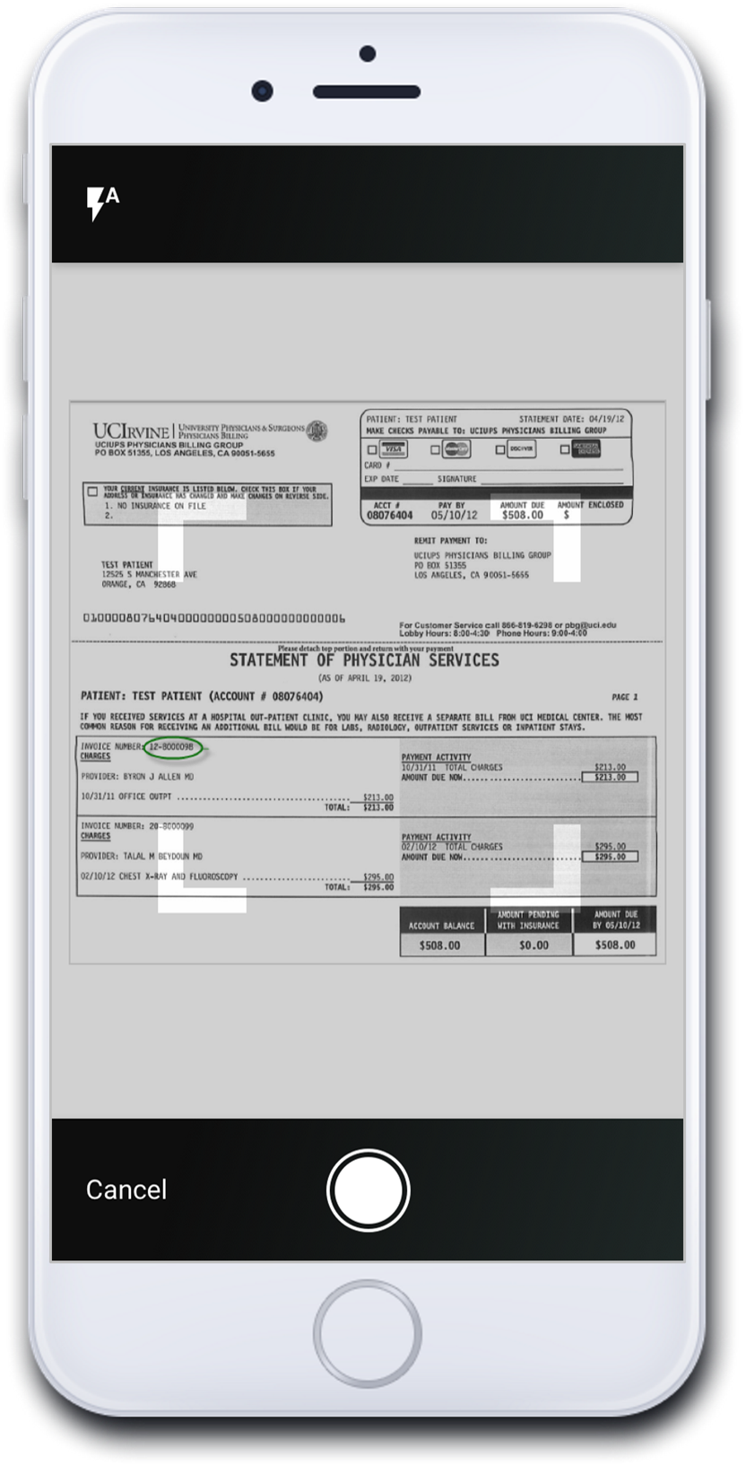screenshot of MyTASC