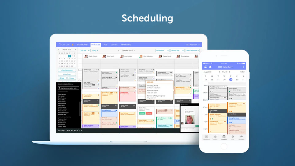 screenshot of MyTime