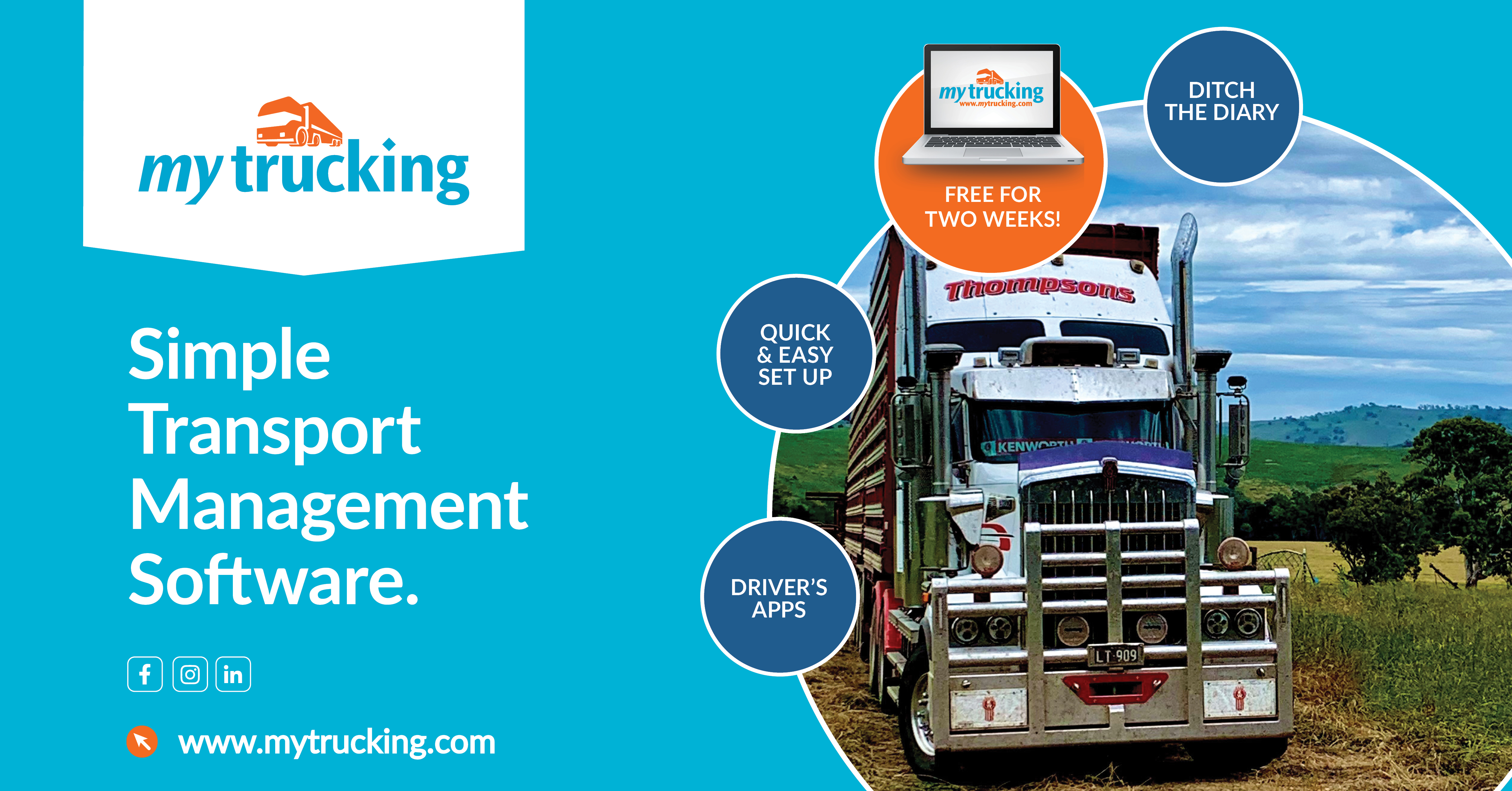 screenshot of MyTrucking