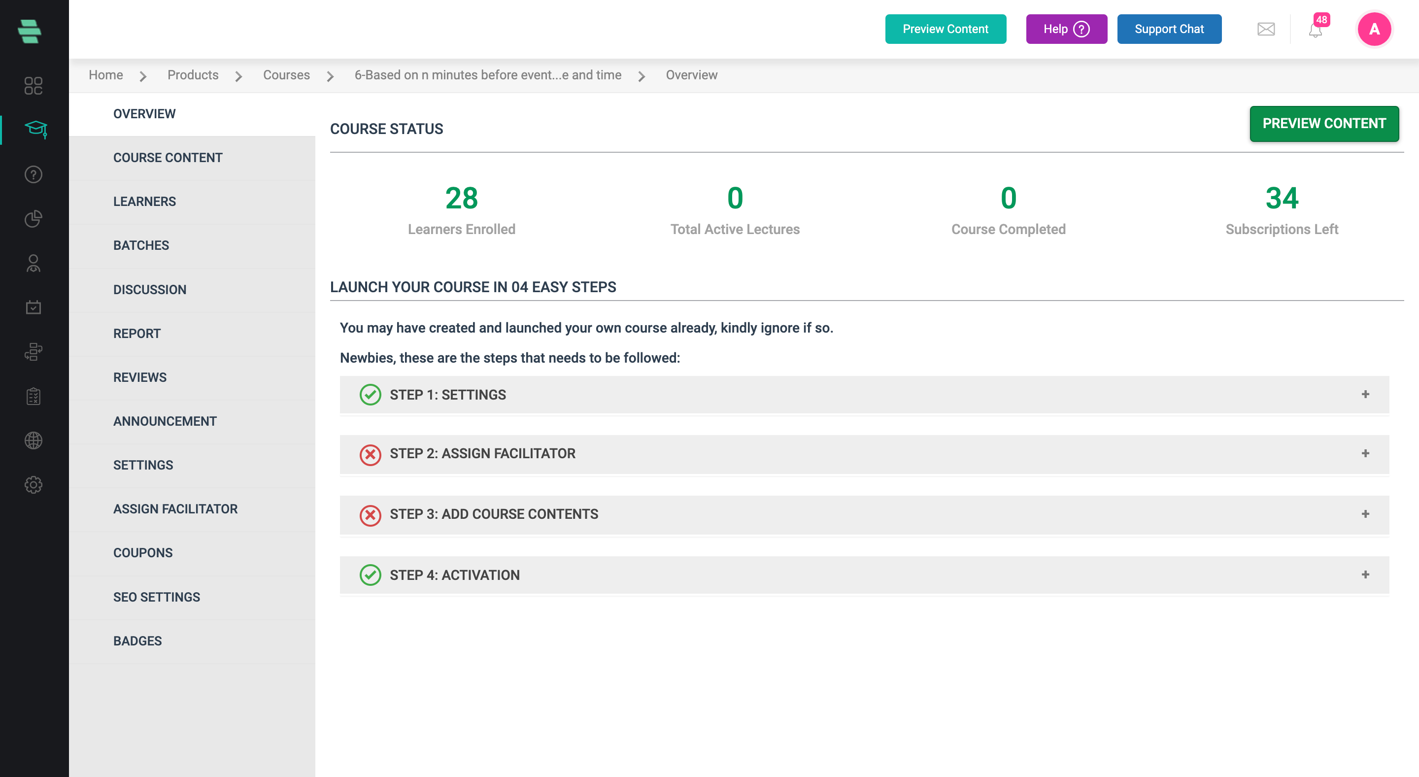 screenshot of Mykademy