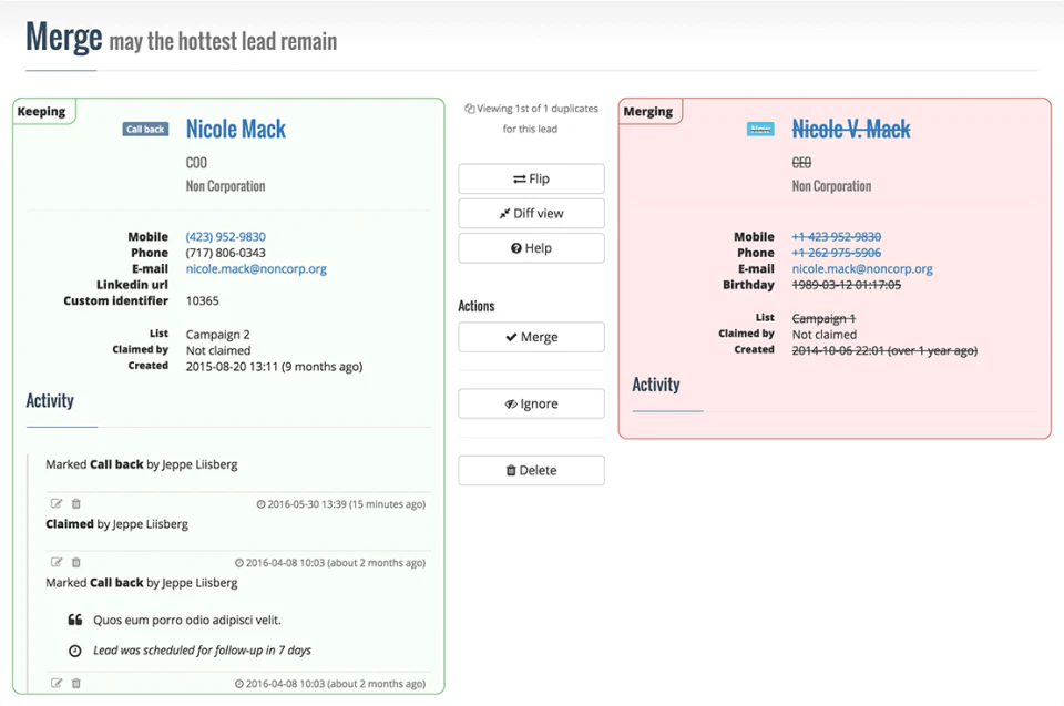 screenshot of Myphoner