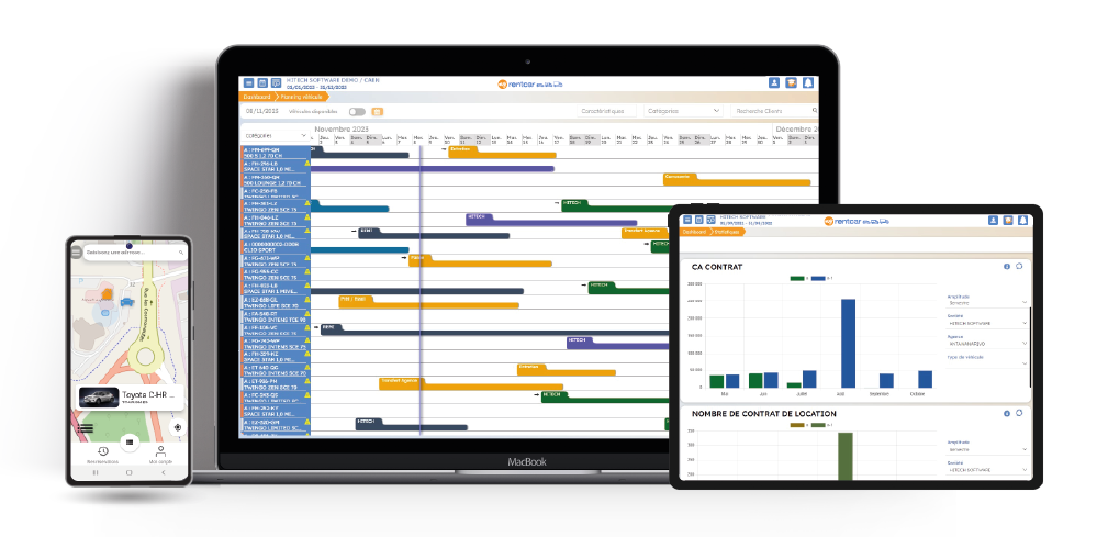 screenshot of Myrentcar