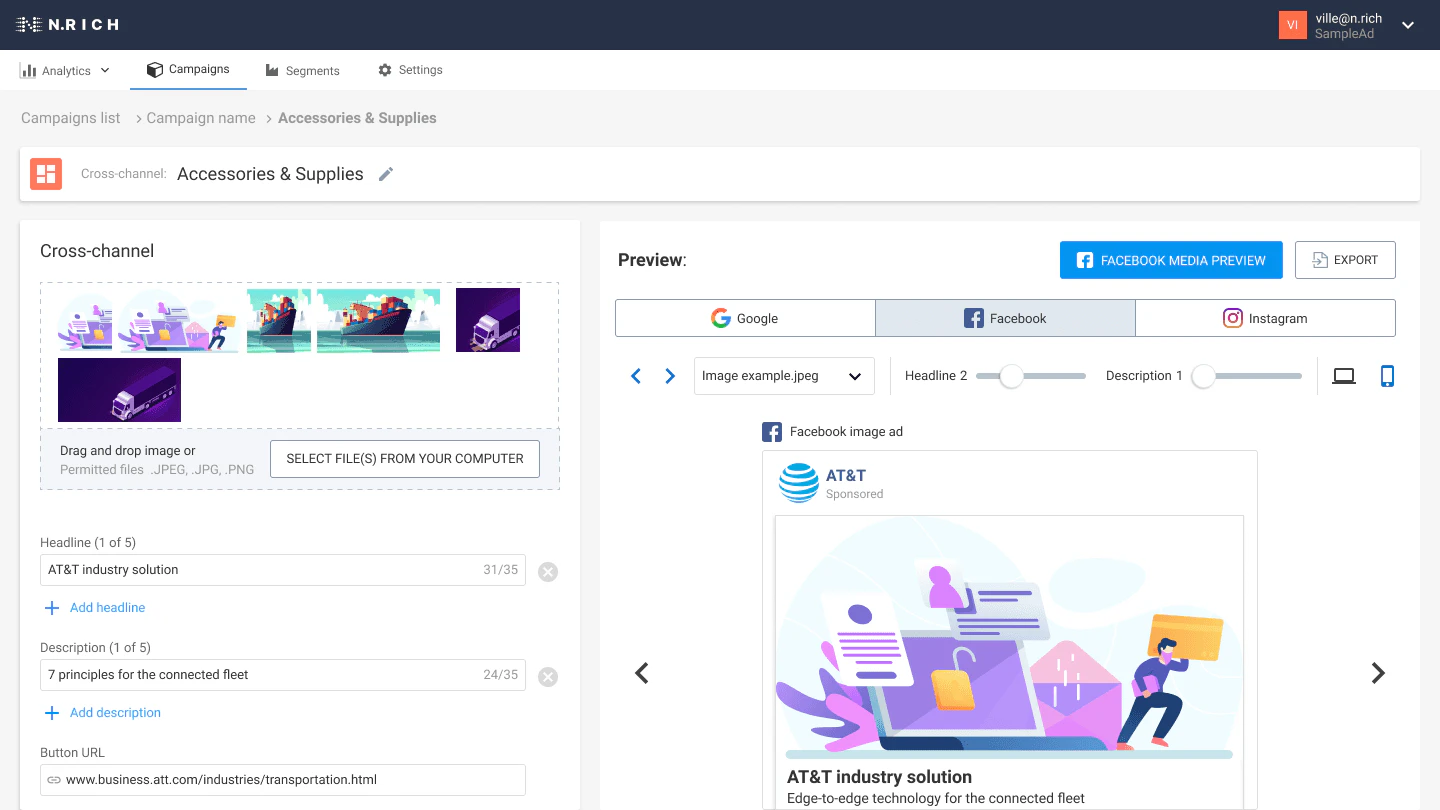 screenshot of N.Rich