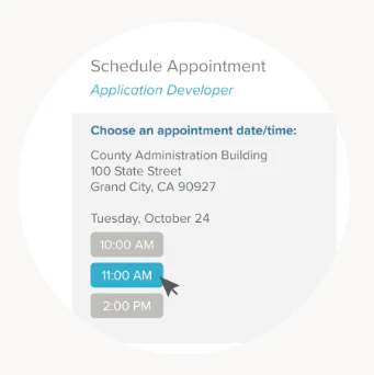 screenshot of NEOGOV